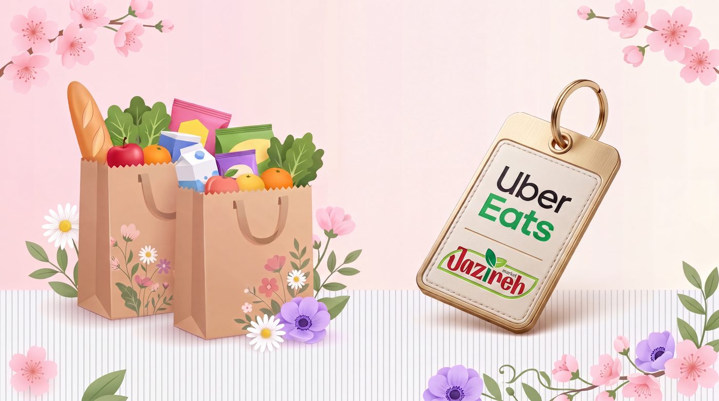 Jazireh Market partnered with Uber Eats for same-day delivery